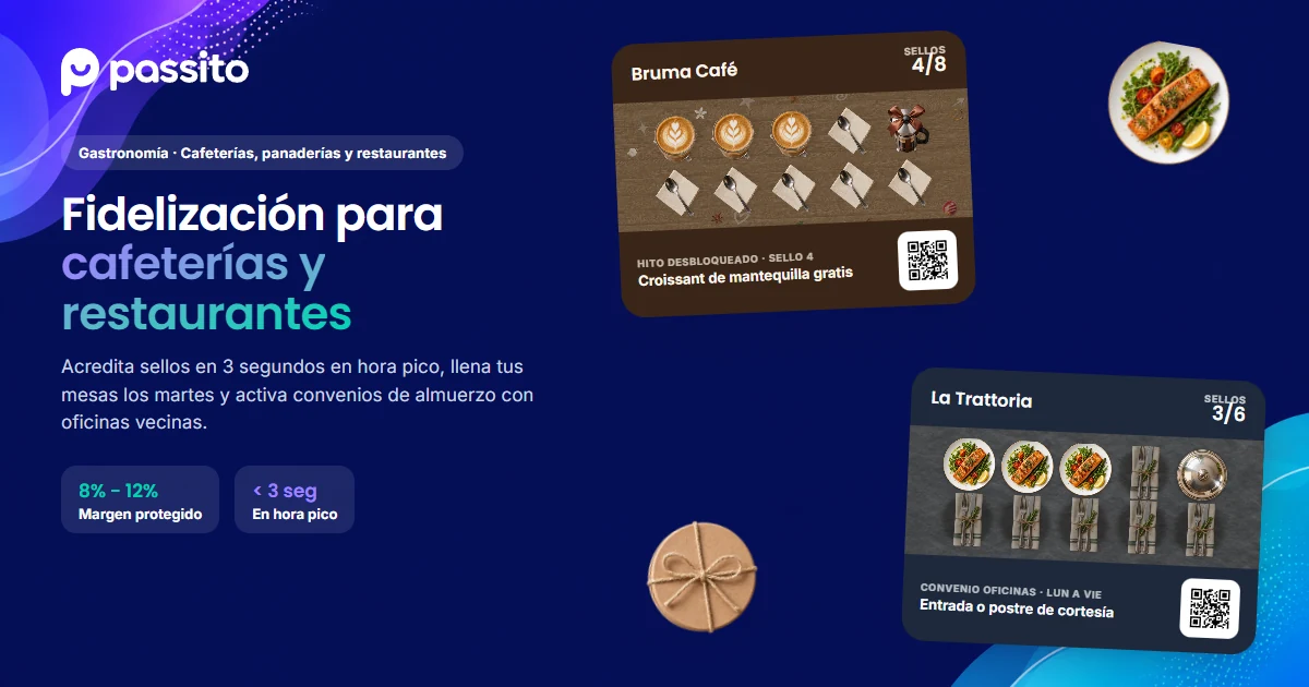 Programa de fidelización para cafeterías, panaderías y restaurantes: guía paso a paso
