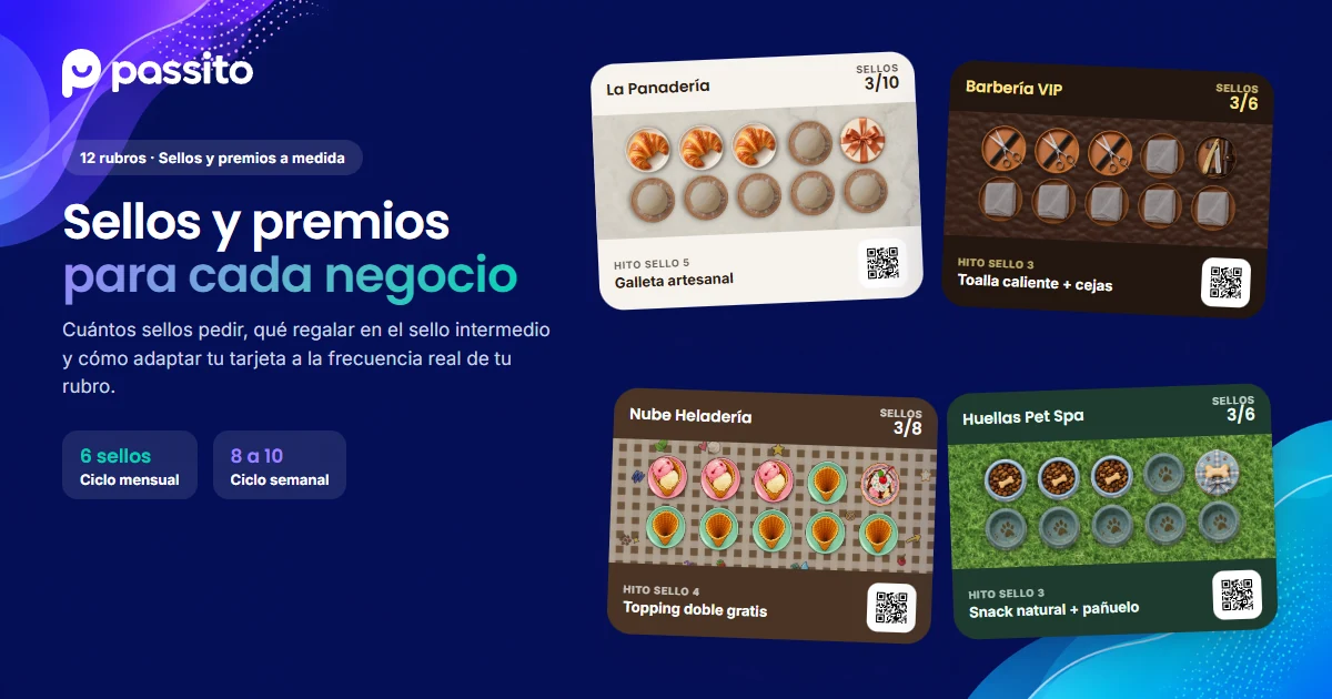 Cómo diseñar una tarjeta de sellos para cada tipo de negocio (Guía práctica por rubro)